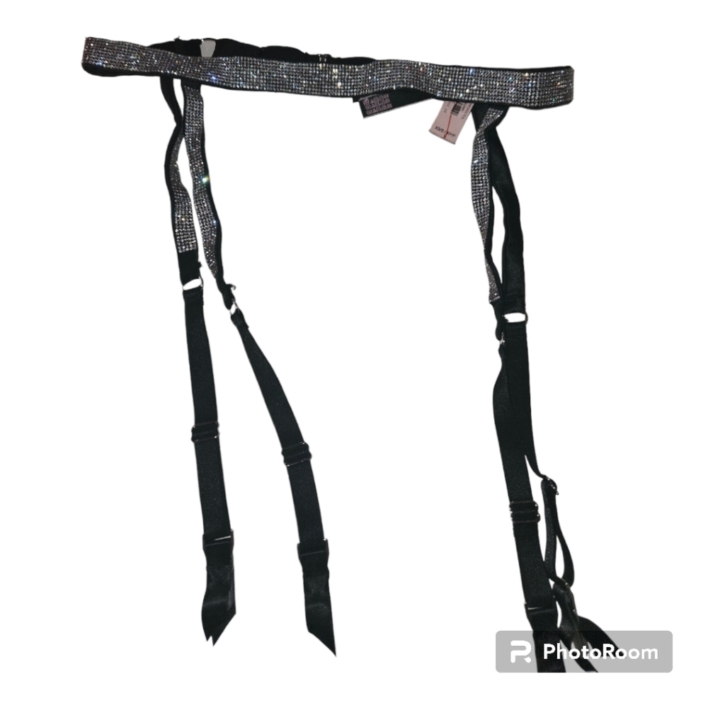 NWT Victoria's Secret Bling/Glam Garter Belt
